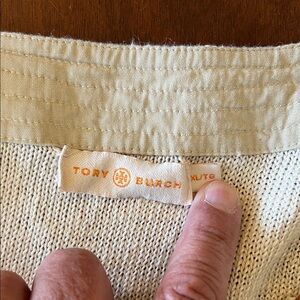 Tory Burch Cream Knit Top